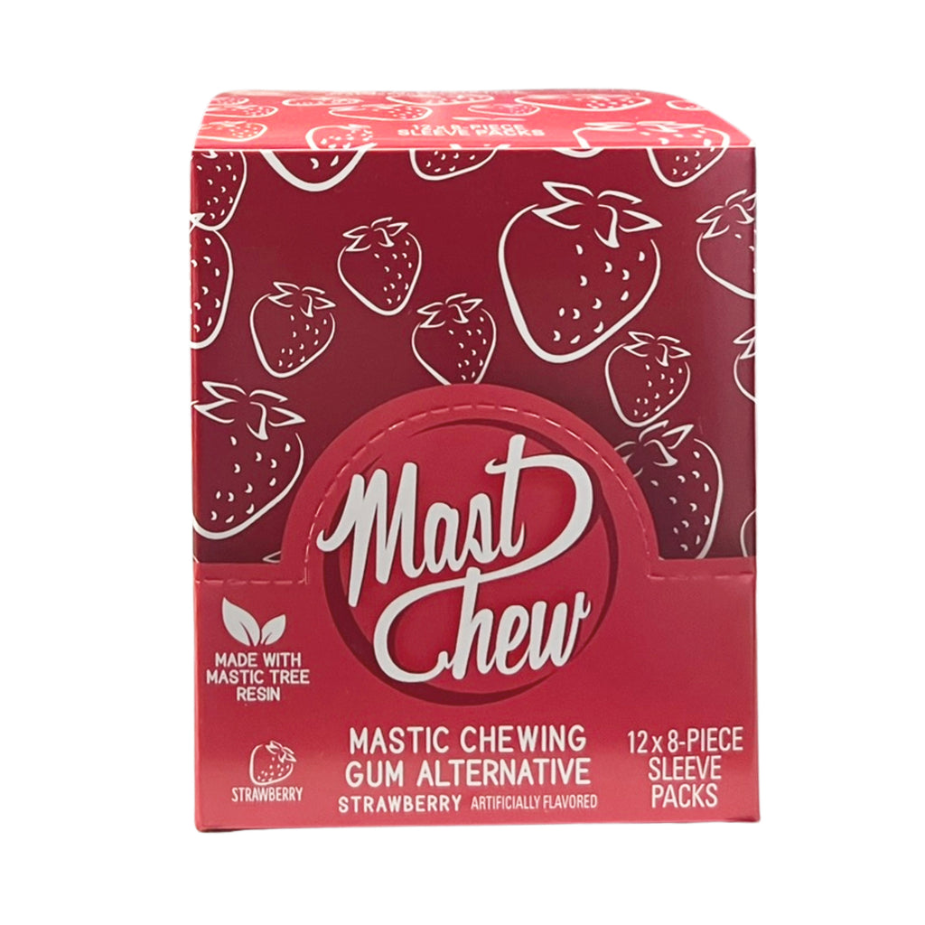 Mastic Chewing Gum Alternative – Strawberry Sleeve Pack