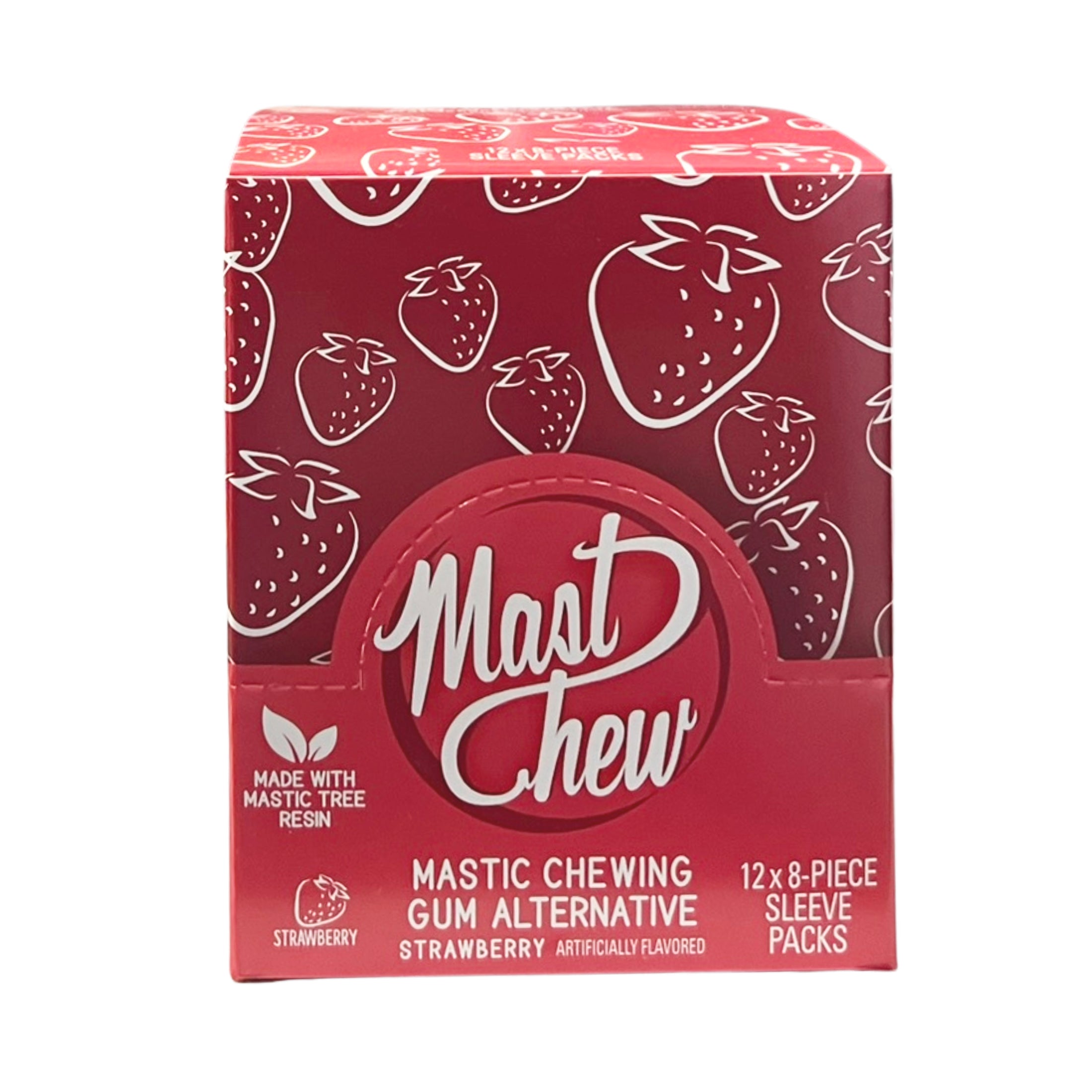 Mastic Chewing Gum Alternative – Strawberry Sleeve Pack