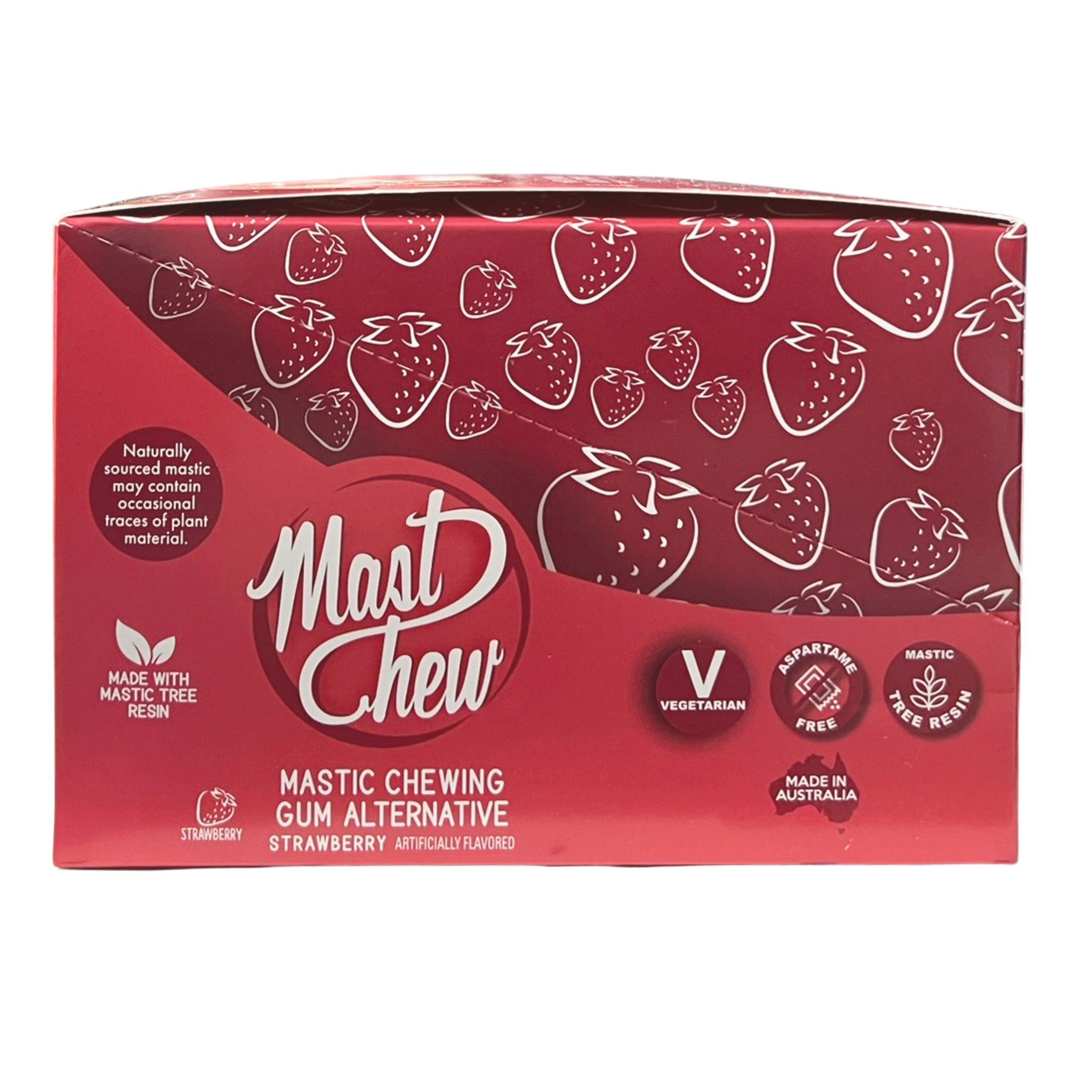 Mastic Chewing Gum Alternative – Strawberry Sleeve Pack