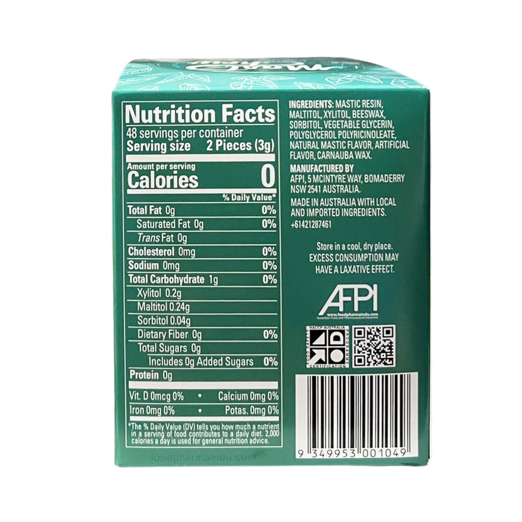 Mastic Chewing Gum Alternative – Original and Mint Pack