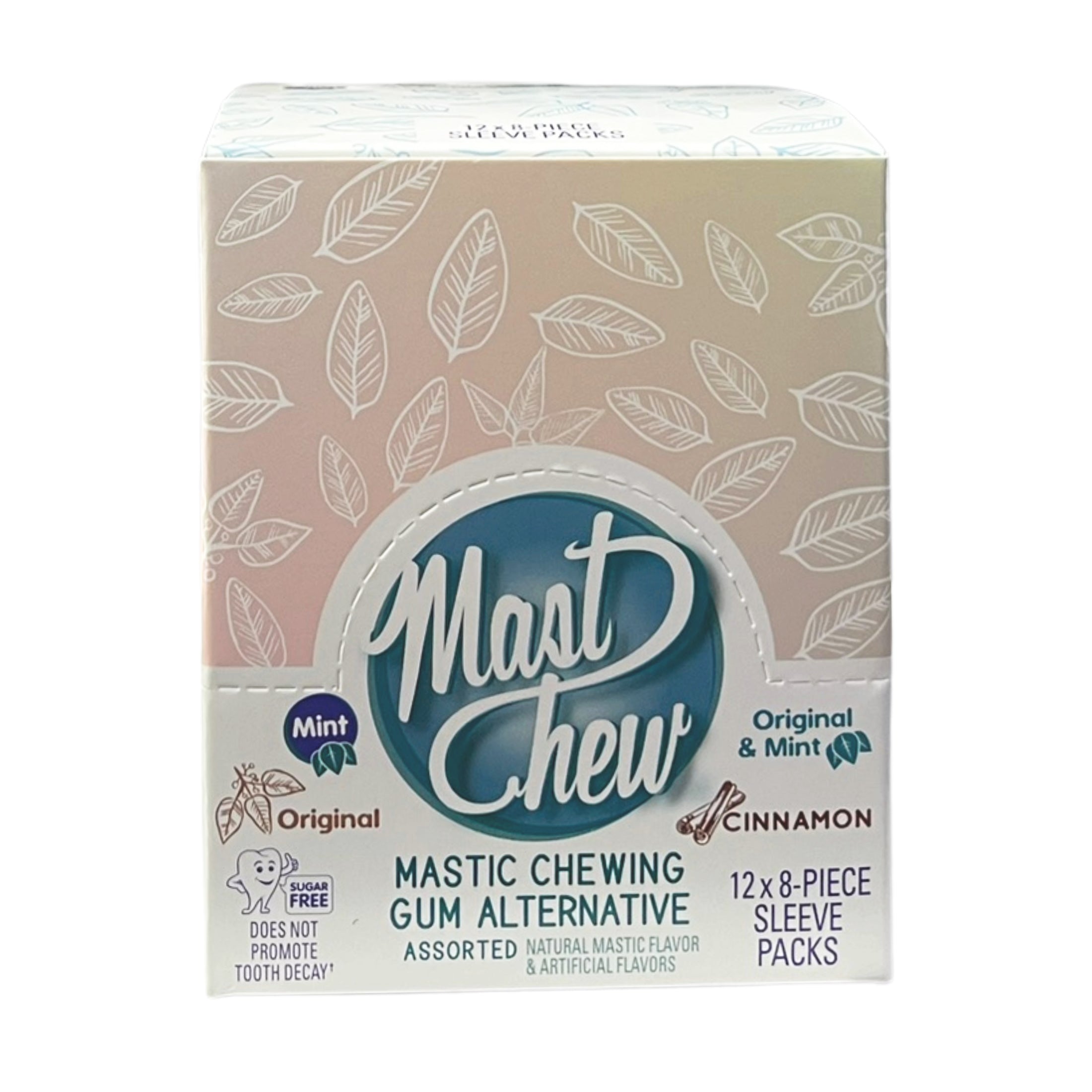 Mastic Chewing Gum Alternative – Assorted Box (12 × 8 Pieces)
