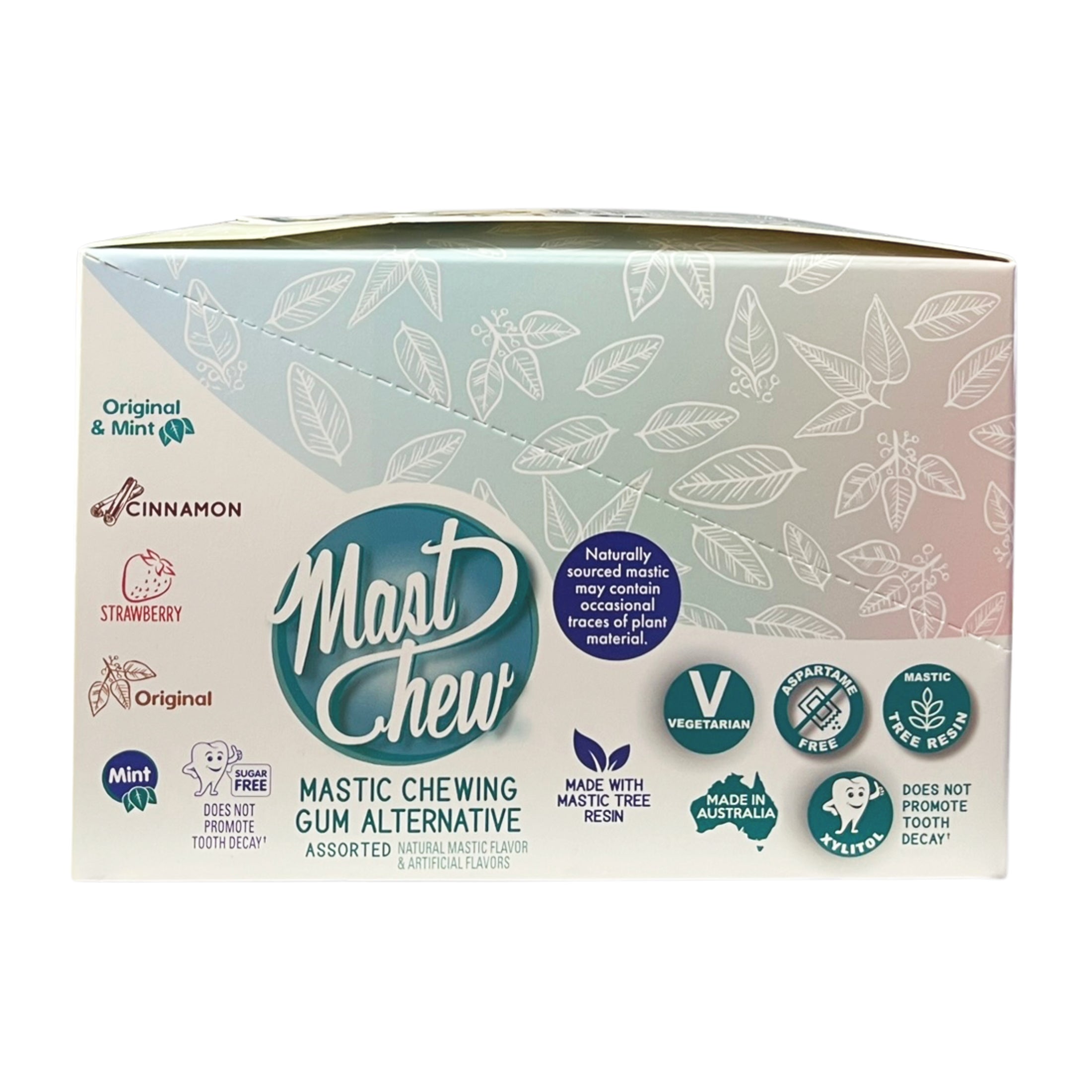 Mastic Chewing Gum Alternative – Assorted Box (12 × 8 Pieces)